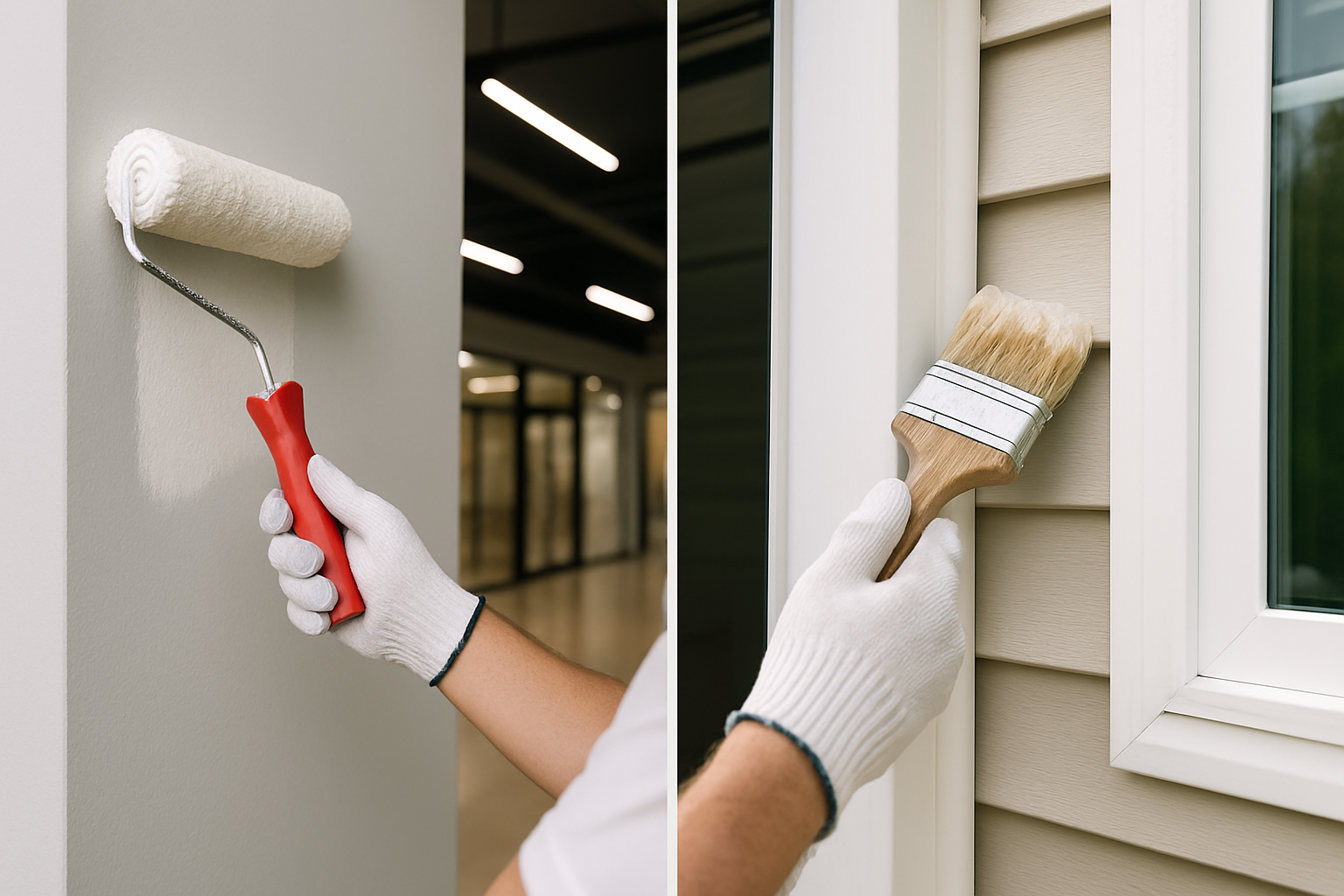 Commercial vs Residential Paint: Why We Dont Use Big-Box Store Paint for Saskatoon Businesses